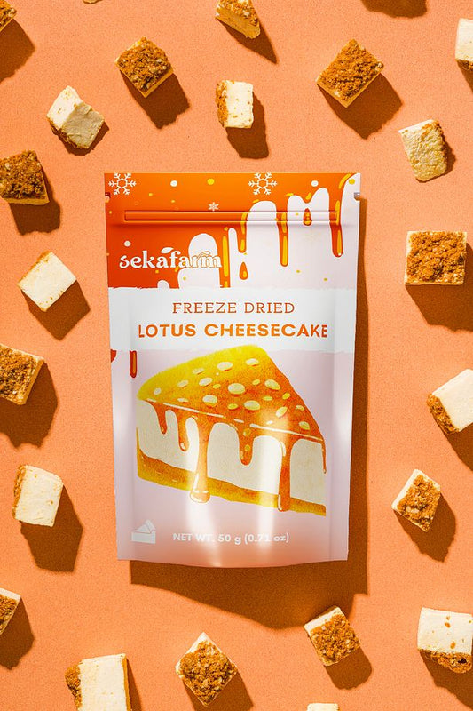 Freeze-Dried Lotus Cheesecake – 3-Pack Crispy No-Fridge Dessert (3 x 50g)