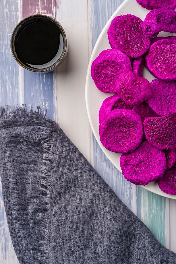 Freeze-Dried Dragon Fruit Chips | Healthy No Sugar Snack | 10-Pack (30g x 10)
