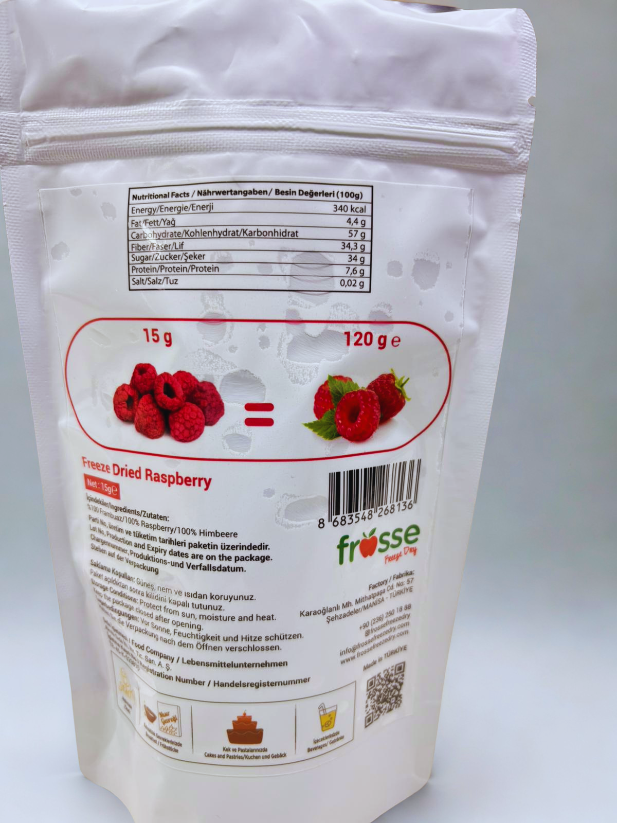 Mix1 Freeze Dried Red Berries Snack – 10 Packs | Additive-Free, Vegan & Healthy