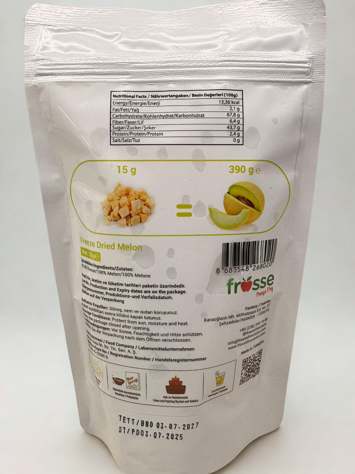 Yellow Fruits Box | Freeze Dried | 10-Pack Natural Dried Fruit Snack