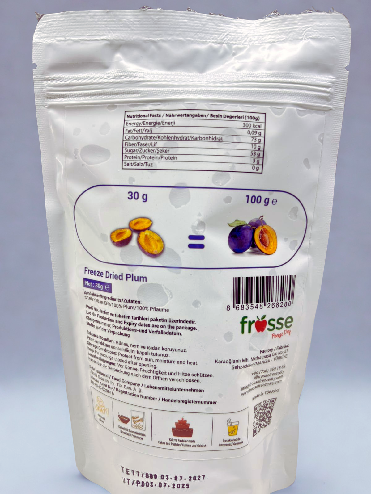 Mix1 Freeze Dried Red Berries Snack – 10 Packs | Additive-Free, Vegan & Healthy