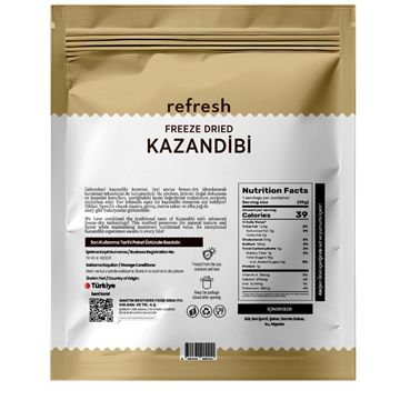 Freeze-Dried Kazandibi – 5-Pack | Crispy Turkish Milk Dessert, No Additives (5 x 50g)