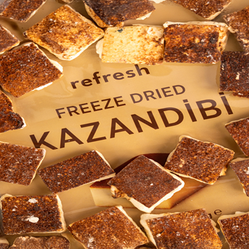Freeze-Dried Kazandibi – 5-Pack | Crispy Turkish Milk Dessert, No Additives (5 x 50g)