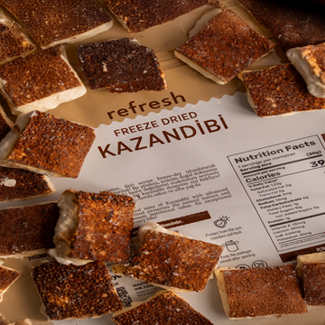 Freeze-Dried Kazandibi – 5-Pack | Crispy Turkish Milk Dessert, No Additives (5 x 50g)