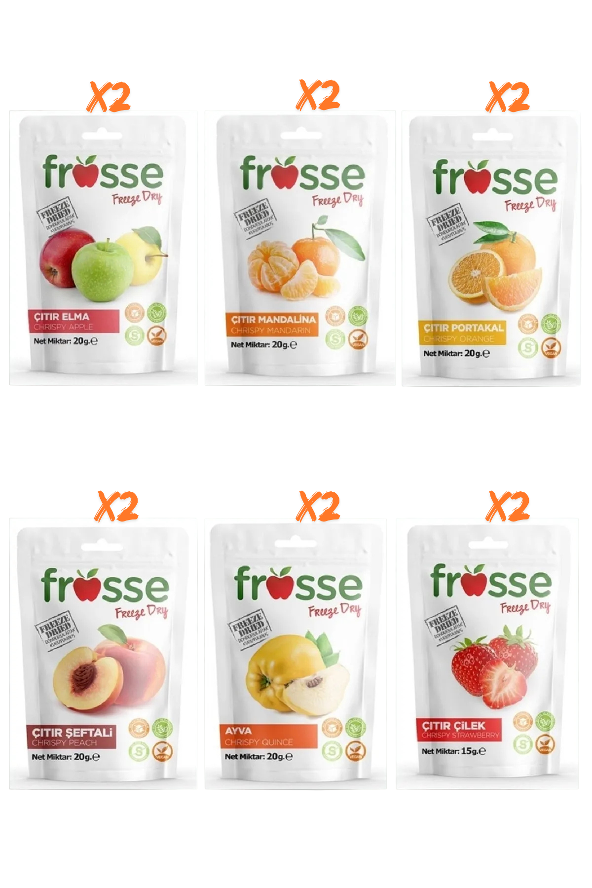 Mixed Tasting Pack - Freeze Dried - Directly from the Manufacturer (12-Pack)