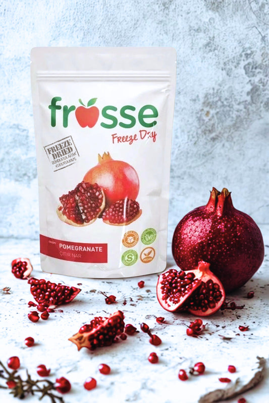 Pomegranate Crisps | Freeze Dried Fruit Chips | 10 x 40g Natural Snack Pack