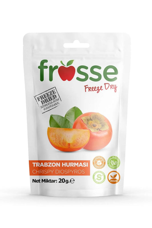 Persimmon Crisps | Freeze Dried Fruit Chips | 10-Pack Natural Snack